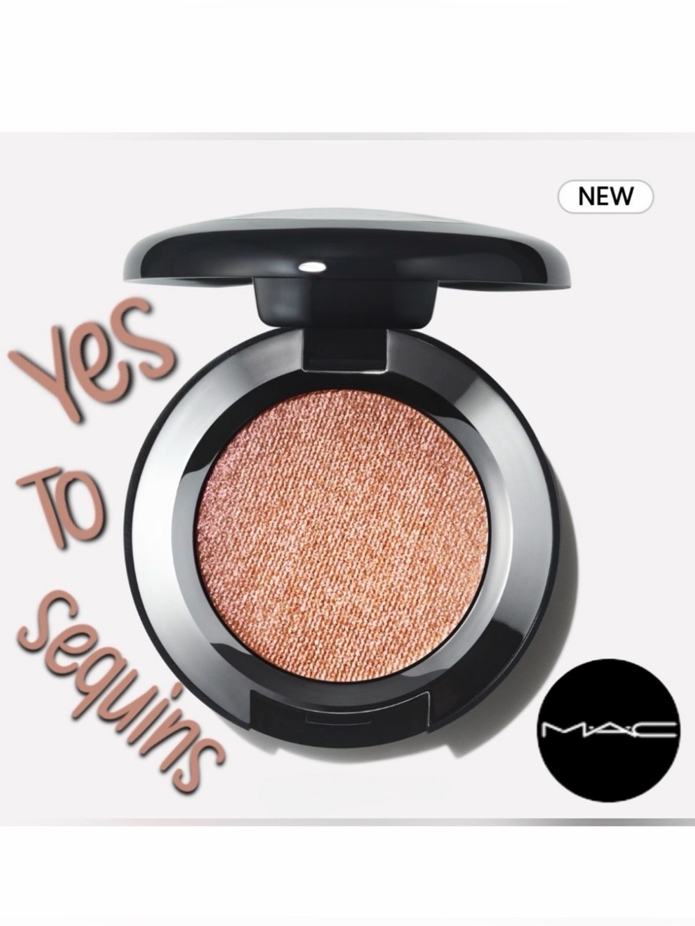 Mac Dazzleshadow Extreme Eyeshadow Yes To Sequins Brand New in Box Authentic